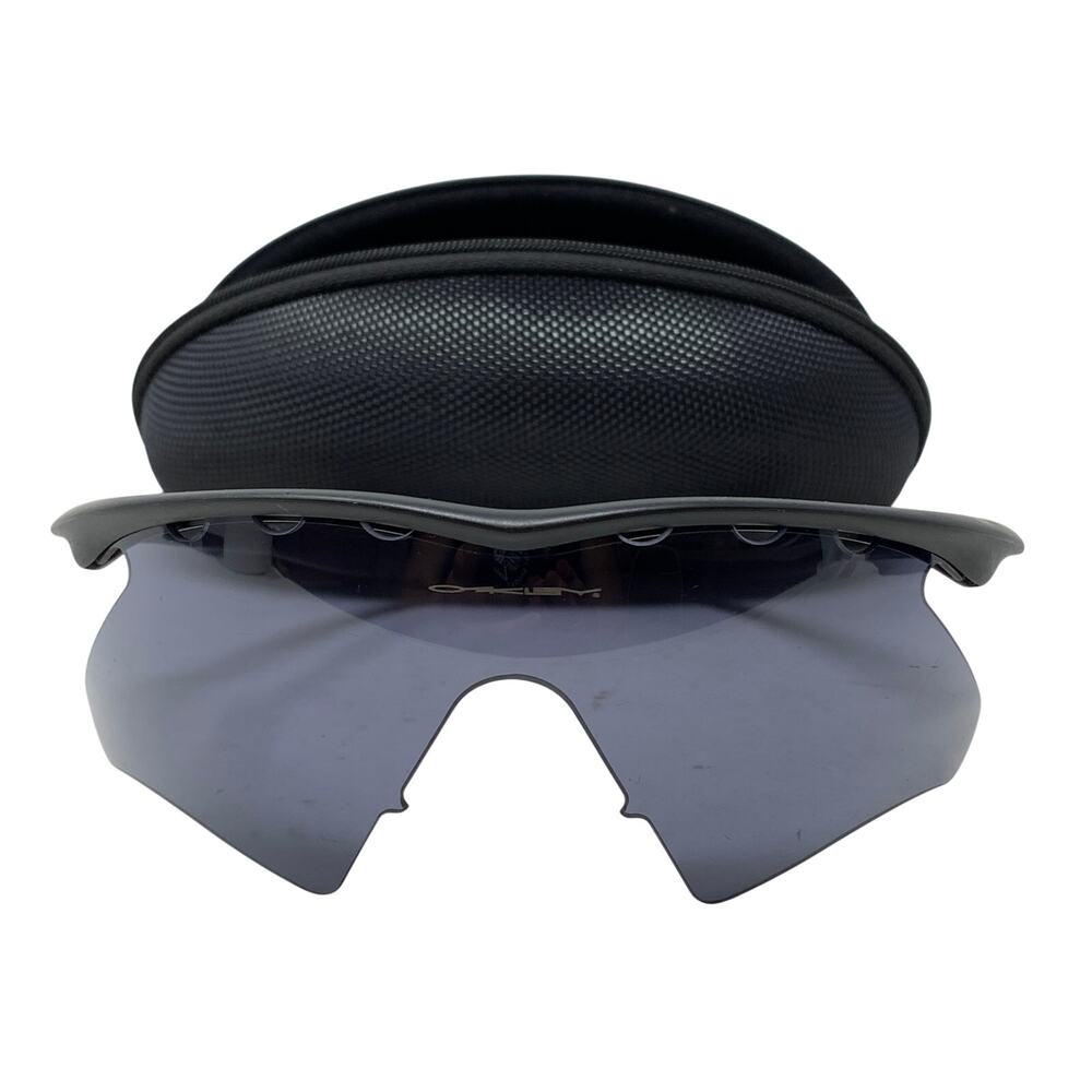 Oakley M Frame Shield Sunglasses Black Iridium Lens USA Made w/ Case Sport